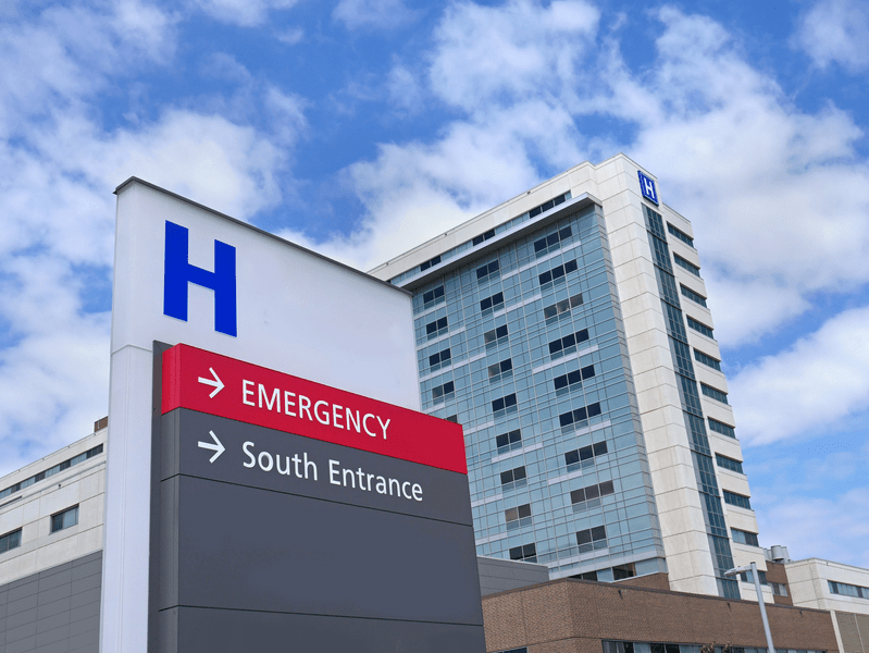 Hospital building