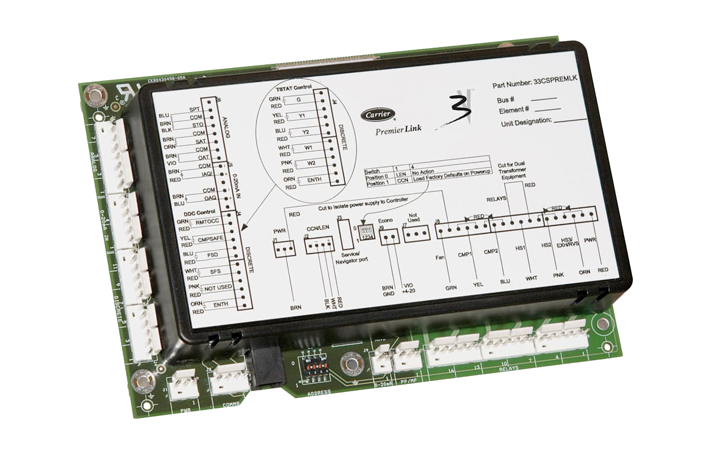 ​​PremierLink™ ​Rooftop, Split-System and Heat Pump Controller​​ 33CSPREMLK-01-R