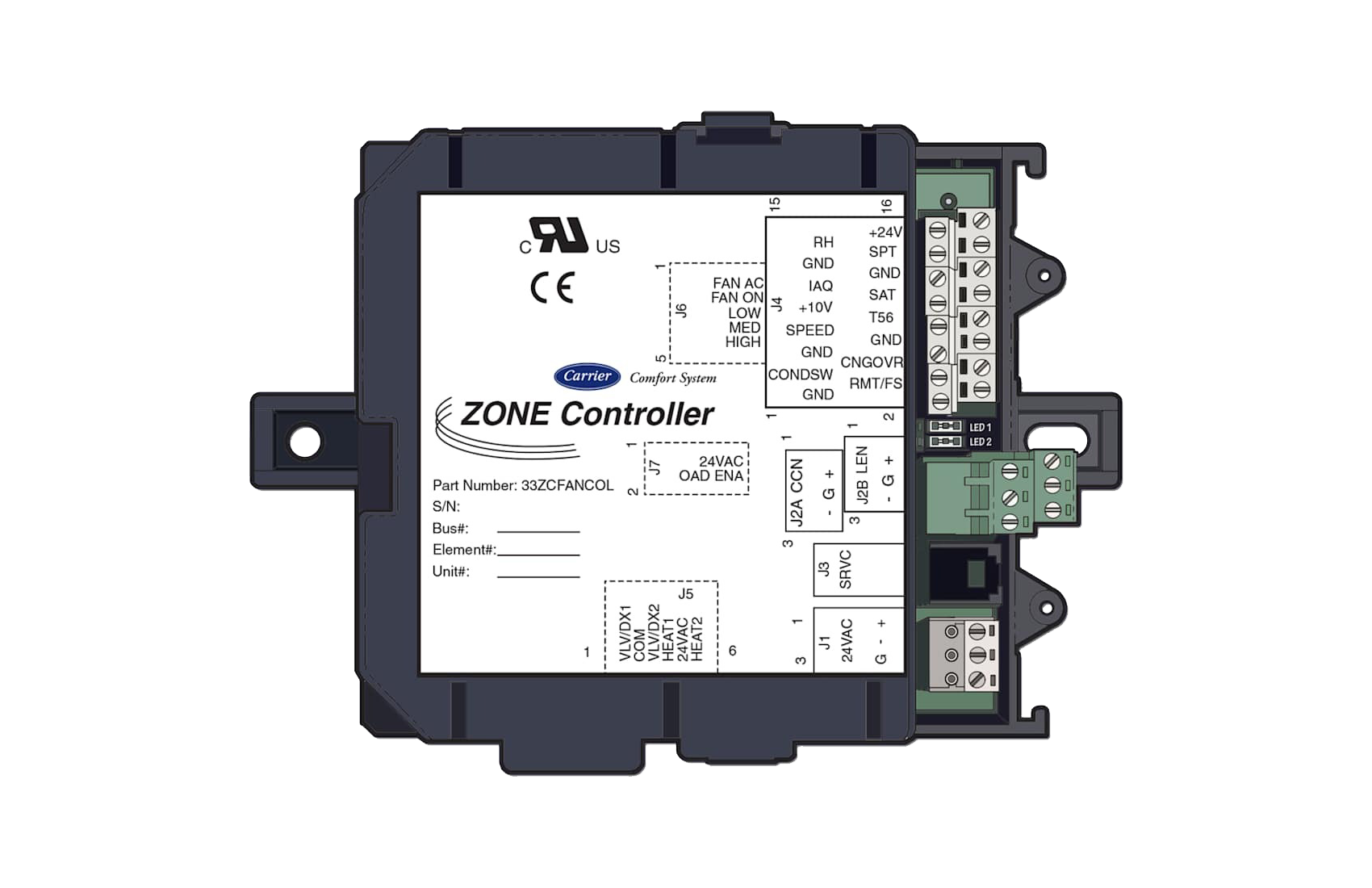 ComfortID™ Fan Coil Controller​ 33ZCFANCOL​
